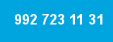 992 723 11 31